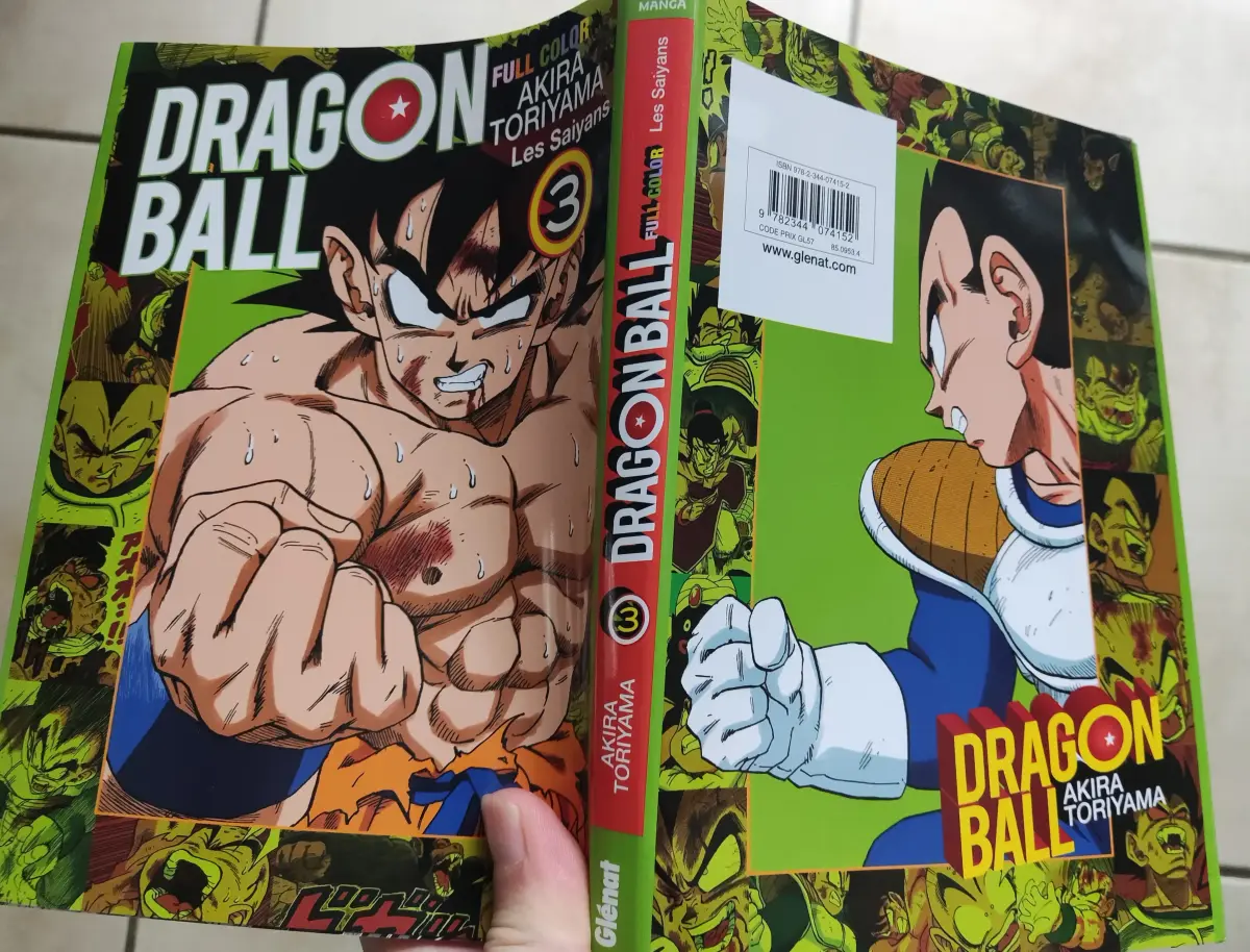 Ma critique sur le tome 3 du manga Dragon Ball - Les Saiyans d’Akira Toriyama en Full Color de chez Glénat