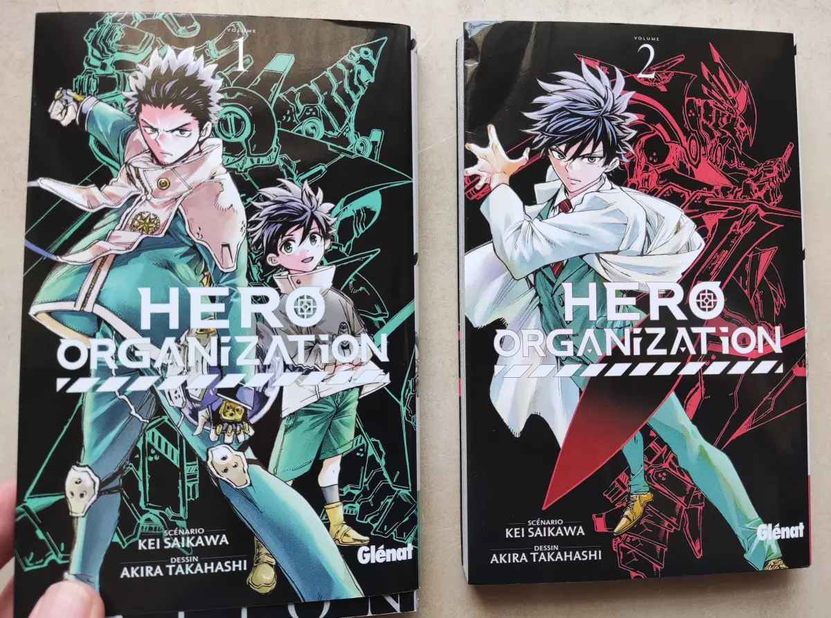 hero organization manga tome 1 et tome 2