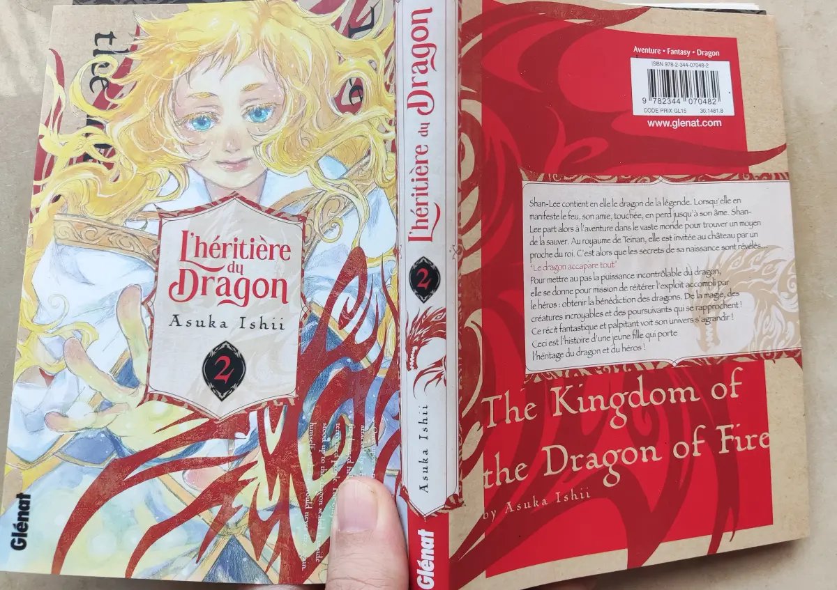 L’Héritière du Dragon tome 2 : mon avis sur la suite du manga d’Asuka Ishii