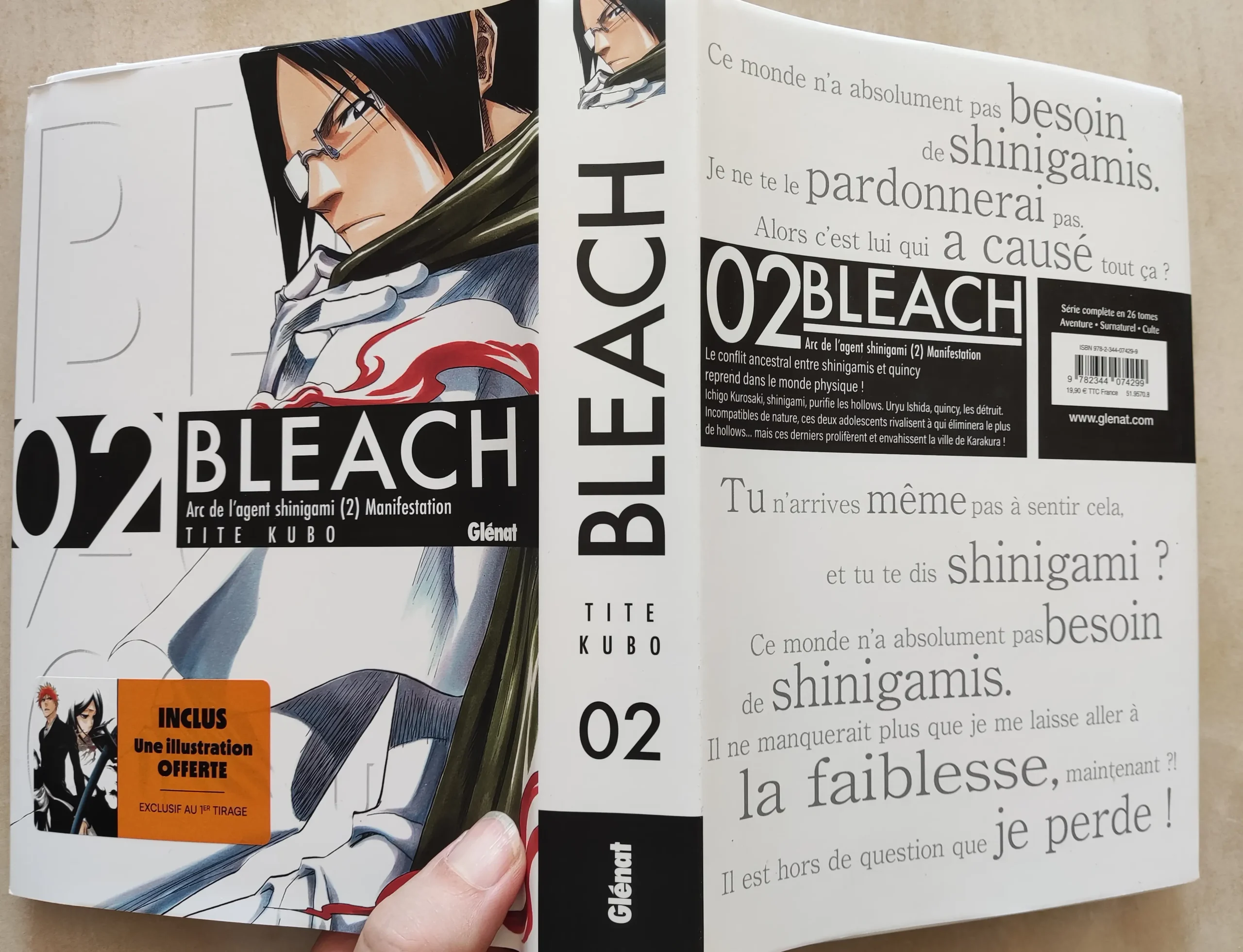 Bleach Deluxe tome 2 mon avis sur l’édition grand format Glénat - critique Kamaji